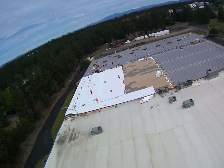 Silgan Unicep roofing project